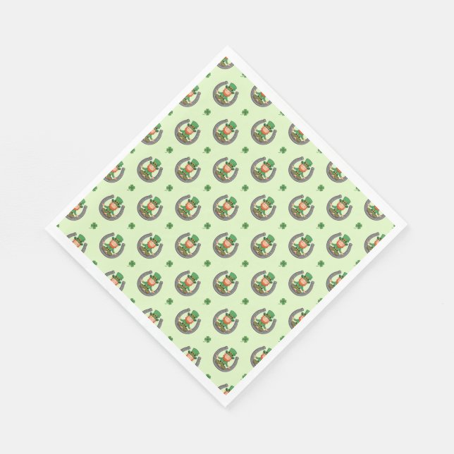Guardanapo De Papel Vibrações Verdes Sortudas (Quina)