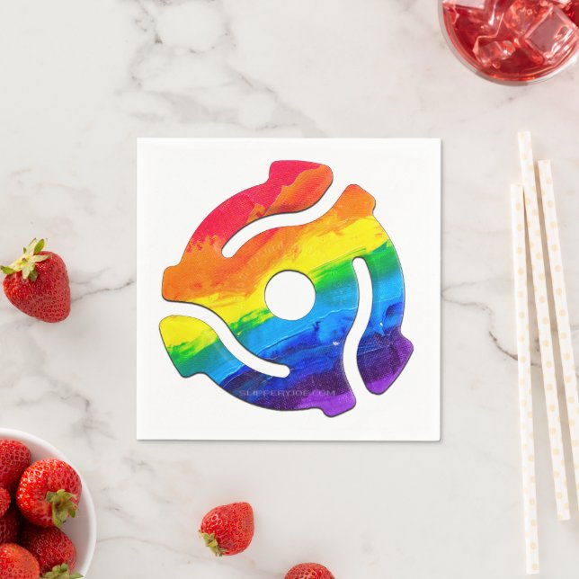 Guardanapo De Papel Vibran do adaptador de gravação plástico de 45 RPM (Insitu)