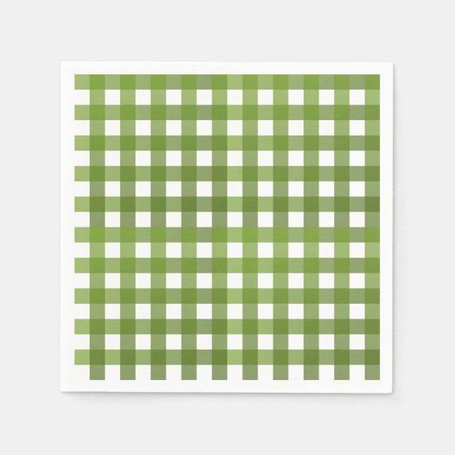 Guardanapo De Papel Vichy Vert (Frente)