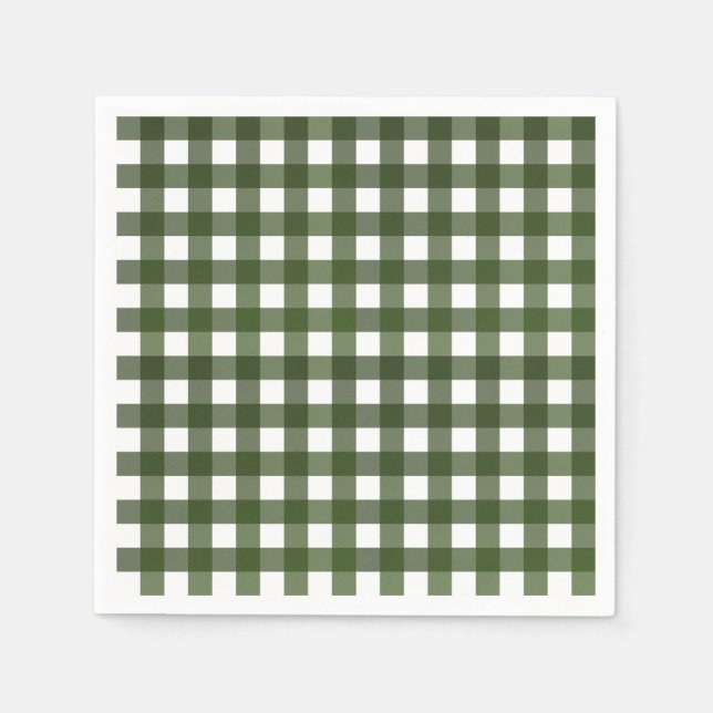 Guardanapo De Papel Vichy Vert d'Alsace (Frente)
