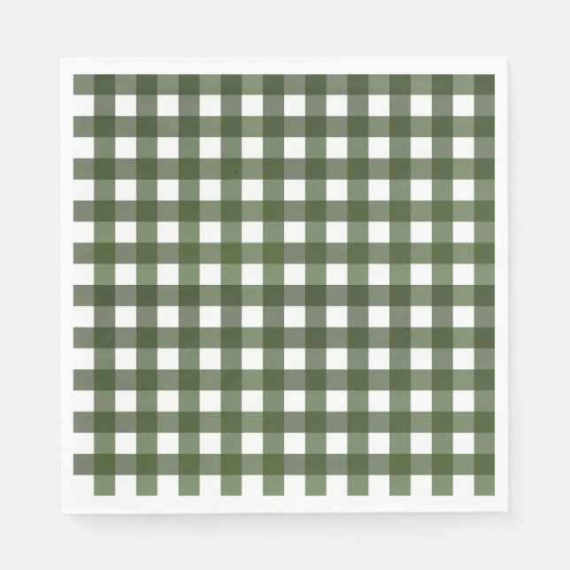 Guardanapo De Papel Vichy Vert d'Alsace (Frente)