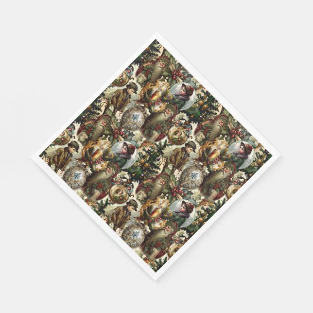 Guardanapo De Papel Victorian Christmas Elegance  (Quina)