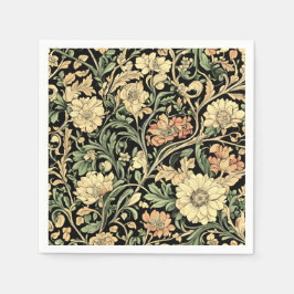 Guardanapo De Papel Victorian-style floral pattern 