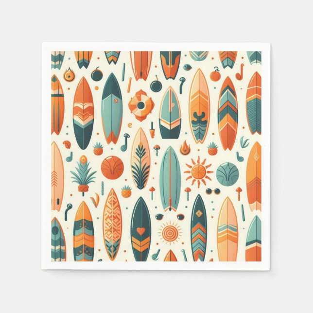 Guardanapo De Papel Vida de Surf (Frente)