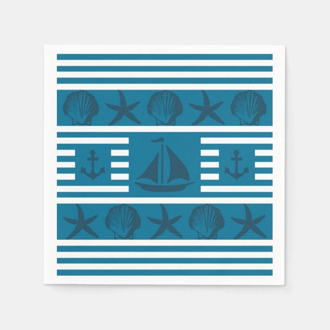 Guardanapo De Papel Vida marinha (Frente)