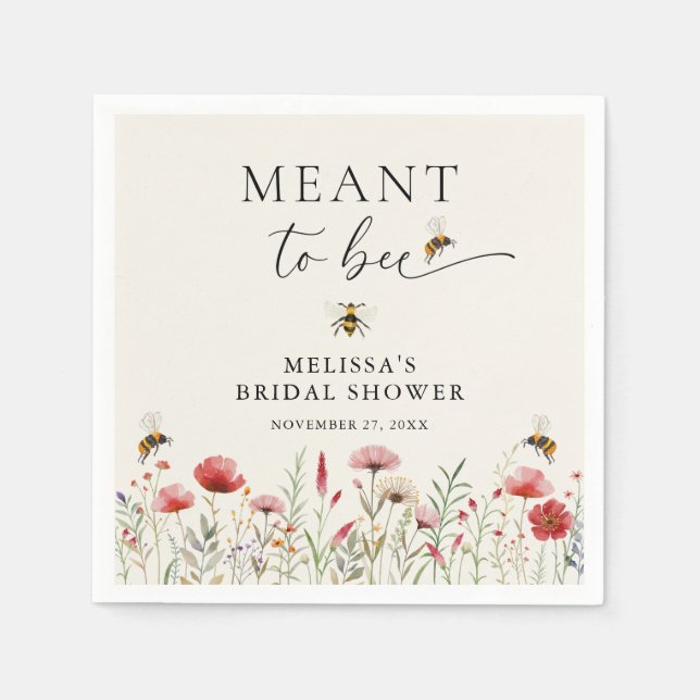 Guardanapo De Papel Vidraça Selvagem: Chá de panela (Frente)