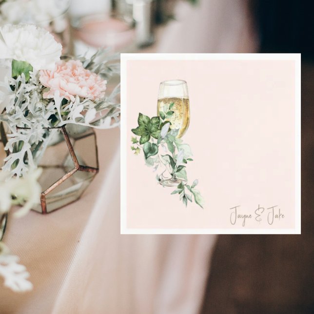 Guardanapo De Papel Vidro Escamudo do Cocktail Personalizado do Champa (Criador carregado)