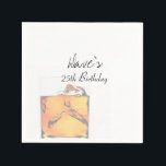 Guardanapo De Papel Vidro Escocês Moderno<br><div class="desc">Este design de vidro de uísque bonito, elegante, elegante, moderno e clássico é perfeito para qualquer celebração, festa, aniversário, despedida de solteiro, festa de formatura, chá de panela ou encontro anual para amigos, familiares e entes queridos. Envie convites, saudações, votos de felicidades ou obrigado-o a todas as pessoas que são...</div>