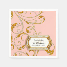 Guardanapo De Papel Vidro Personalizado Velho da Regência de Hollywood