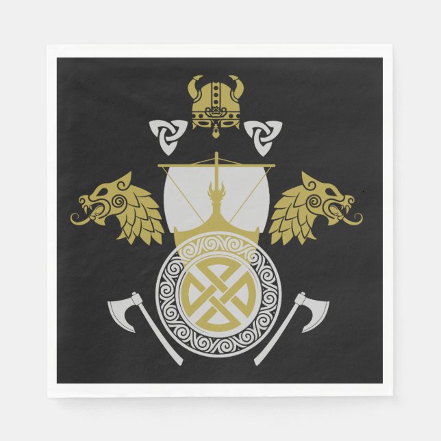 Guardanapo De Papel Viking Norsêmen (Frente)