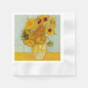 Guardanapo De Papel Vincent Van Gogh 12 Girassóis Impressionista
