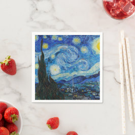 Guardanapo De Papel Vincent Van Gogh A Bela Arte Da Noite Estrelada