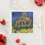 Guardanapo De Papel Vincent van Gogh - A Igreja em Auvers<br><div class="desc">A Igreja de Auvers (1890) de Vincent van Gogh é uma pintura religiosa de Apos impressionismo fino e arquitetônica. Uma mulher caminhando em direção à capela da vila com belas janelas de vidro manchado. Uma cena de arquitetura diária. Sobre o artista: Vincent Willem van Gogh (1853-1890) era um pintor Post...</div>