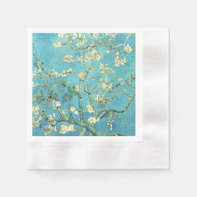 Guardanapo De Papel Vincent van Gogh Blossomong Almond Tree (Frente)