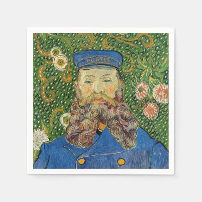 Guardanapo De Papel Vincent Van Gogh - Carteiro Joseph Roulin (Frente)