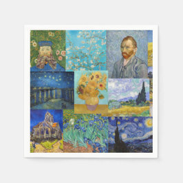 Guardanapo De Papel Vincent Van Gogh - Obras-primas