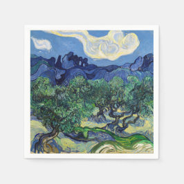 Guardanapo De Papel Vincent van Gogh - Oliveiras com os Alpilles