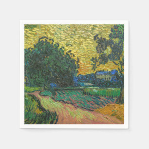 Guardanapo De Papel Vincent van Gogh - Paisagem em Twilight
