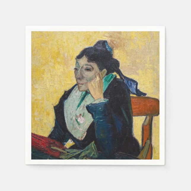 Guardanapo De Papel Vincent Van Gogh - Retrato de Madame Ginoux (Frente)