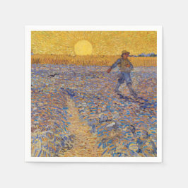 Guardanapo De Papel Vincent van Gogh - Sower with Setting Sun