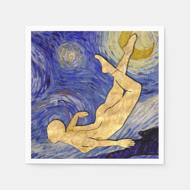 Guardanapo De Papel Vincent Van Gogh Starry Night (Frente)