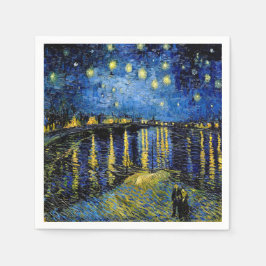 Guardanapo De Papel Vincent Van Gogh Starry Night 1888 Paper Napkins