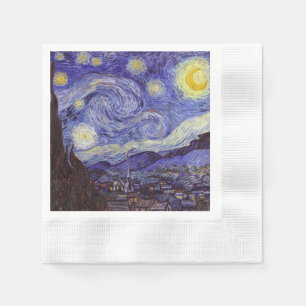Guardanapo De Papel Vincent Van Gogh Starry Night Vintage Fine Art