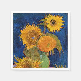 Guardanapo De Papel Vincent van Gogh - Vase com Cinco Girassóis