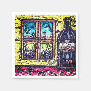 Guardanapo De Papel Vinho com Vista