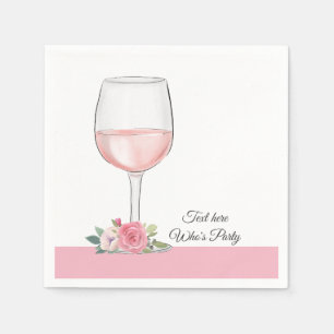 Guardanapo De Papel vinho tinto, aniversário de adulto, casamento, flo