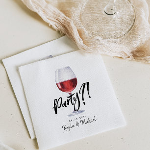 Guardanapo De Papel Vinho Tinto   Celebração de Ocasião Especial