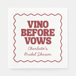 Guardanapo De Papel Vino Caprichoso Antes dos Votos Burgundy Chá de No