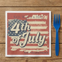 Vintage Americana Fireworks Picnic