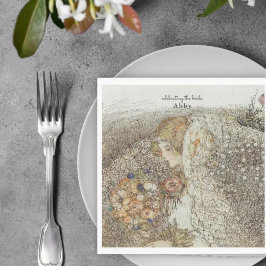 Guardanapo De Papel Vintage Art Nouveau Chá de panela Floral