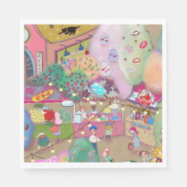 Guardanapo De Papel Vintage Art Paper Napkins 