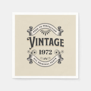 Guardanapo De Papel Vintage Birthday