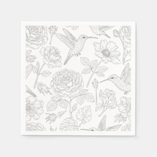 Guardanapo De Papel Vintage Botanical Napkin