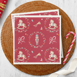 Guardanapo De Papel Vintage Christmas Napkin with Soldier