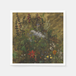 Guardanapo De Papel Vintage Dark Floral