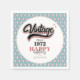 Guardanapo De Papel Vintage desde - 1972