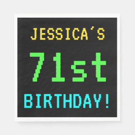 Guardanapo De Papel Vintage divertido/Retro Jogo de Vídeo Veja 71ruas