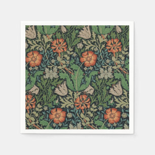 Guardanapo De Papel Vintage Floral Wallpaper Trendy Morris Compton