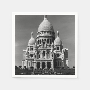 Guardanapo De Papel Vintage France Paris Sacre Coeur Basilica