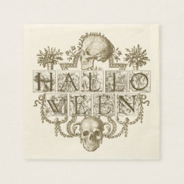 Guardanapo De Papel Vintage Halloween