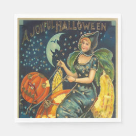 Guardanapo De Papel Vintage Halloween Poster