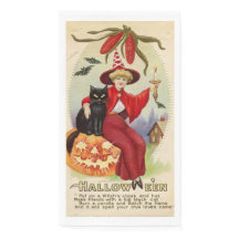 Vintage Halloween Witness e Black Cat