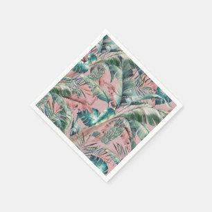 Guardanapo De Papel Vintage Key Largo Banana Palm Paper Napkins