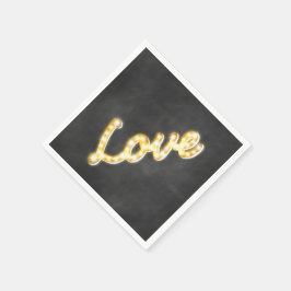 Guardanapo De Papel Vintage Marquee Luzes Napkin - quadro