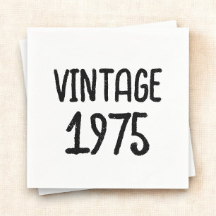 Guardanapo De Papel Vintage Milestone Birthday Keepsaname