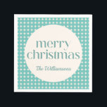 Guardanapo De Papel Vintage Mint Teal Green Pontos Geométricos Persona<br><div class="desc">Vintage Mint Teal Green Geométrico Padrões de Pontos Geométricos Personalizados Napkins</div>